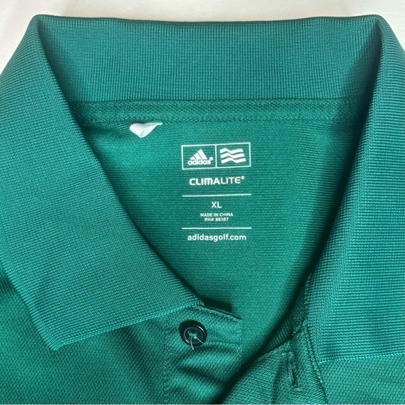 Adidas Keebler Elf Men’s Size XL Polo Golf Shirt Green w/ Embroidered Logo - Picture 3 of 7